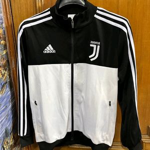 ADIDAS JUVENTUS BLACK AND WHITE TRAINING JACKET