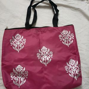 Pink Tote Bag