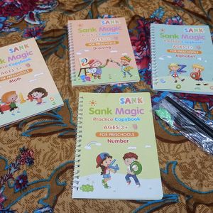 Kids learning Special Reusable Copy book