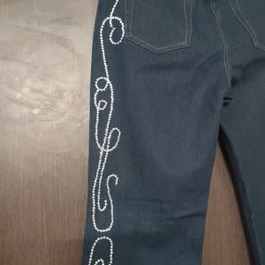 Spiegel Jeans Embellished Dark Wa