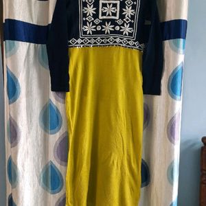 W Yellow Kurti