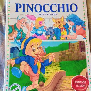 Kids Story Book Pinocchio Unused