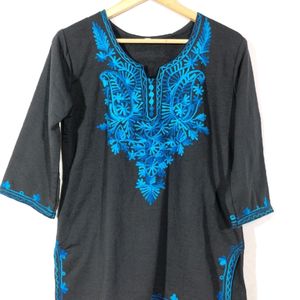 Black Embroidery Kurti.