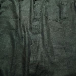 Good Condition Black Shirt With Shinning