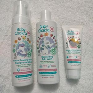 🎉FREEBIES🎉 BabyChakra Baby care Combo 👶🏻