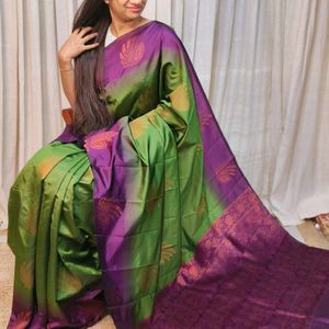 Fancy Soft Ikkat Border Saree