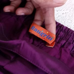 Rangriti Purple Pants (Women's)