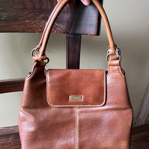 Fossil Leather Handbag