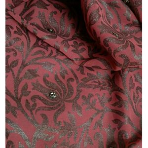 Maroon Heavy Stone Work Saree