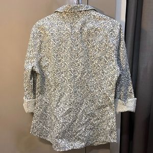 Talbots Printed Cotton Shirt