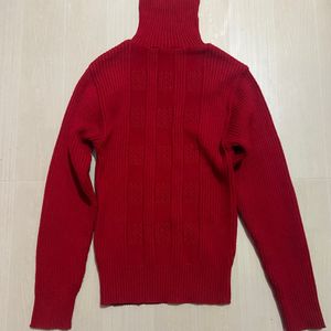 Red Woolen Sweater