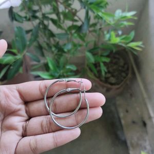 Basic Silver Hoops