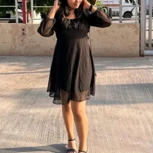 Black Flared Dress