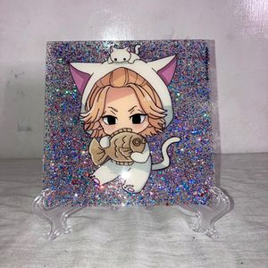 Mikey Chibi Kawaii Glass Painting