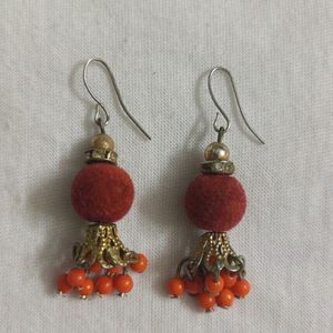 Orange Jhumkas 🍊🧡 Just Rupees 60