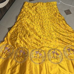 Only Lehnga For Haldi Function