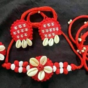 Fabric Jewelry Set No 34