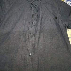 Navy Blue Half Sleeve Shirt