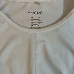 H&m White Workout Tshirt For Women