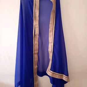 Blue Dupatta