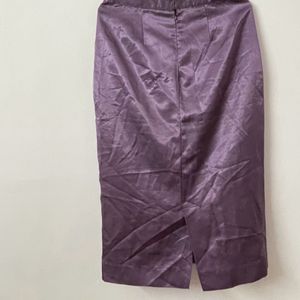 SATIN SKIRT