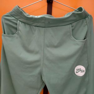 Pista Green Track Pant