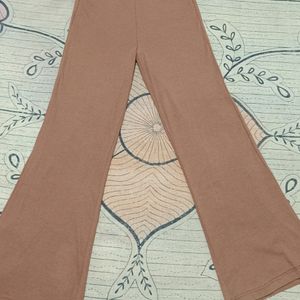 Brown Flared Pants