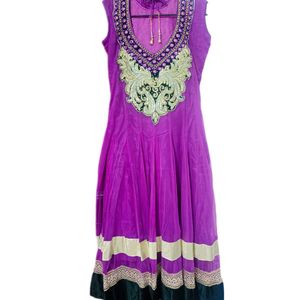 Embroidery Design Anarkali Kurta Set