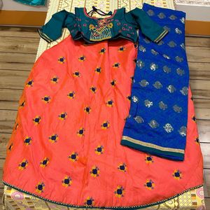 Embroided Lehenga Choli With Dupatta