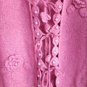 Pink Knitted Sweater