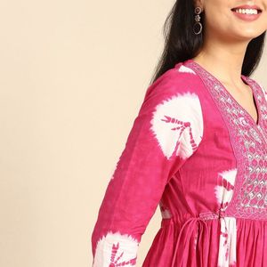 Rose Anarkali Kurta Set For Beautiful Wearing