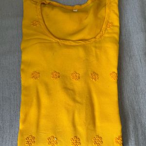 Yellow Haldi Kurta