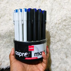 Aspro Marvo Blue Dot Pen . 🖊️