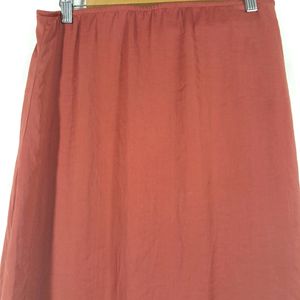 Rust Casual  Elastic Skirt (Women's)