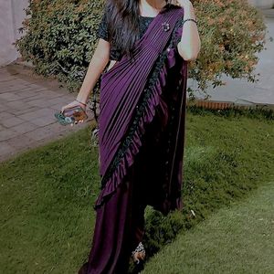 Beautiful Purple Saree