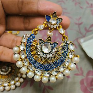 Earrings With Bindiya