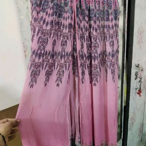 Pink Front Cut Kurta🩷