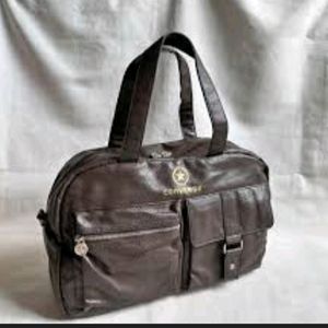 100% authentic  Leather Converse Duffle Bag