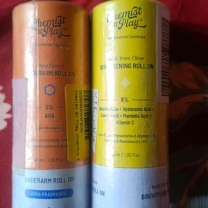 Chemist At Play Brightening And Underarm Roll On