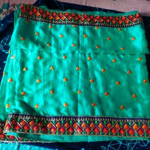 Embroidery Georgette Saree