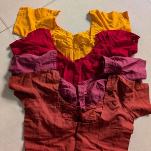 4 Different Colour Blouses