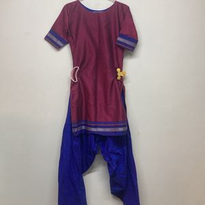 marthi mulgi kurti dhoti set ( stitched )