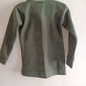 🍁 OLIVE GREEN WOOLEN TOP🍁