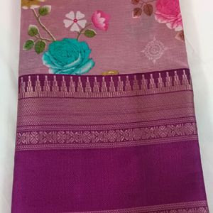 Beautiful Formal Floral Design Saree