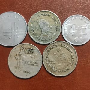 2 rs Commeroative Coin set