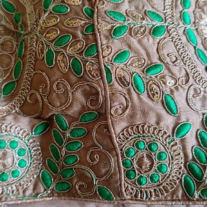 Paded Readymade Blouse With Excellent Embroidery