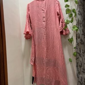 Pink Round Unique Kurti For Women🩷