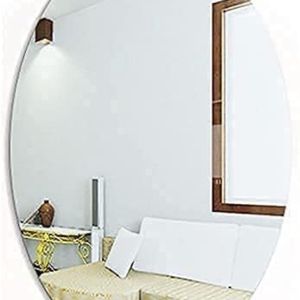 Oval Adhesive Mirror Sticker