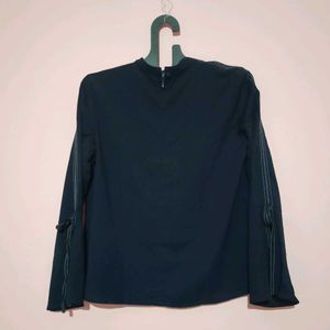 Blue Full Sleeves Top