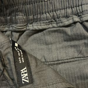 ZARA Grey Relaxed Fit Pants